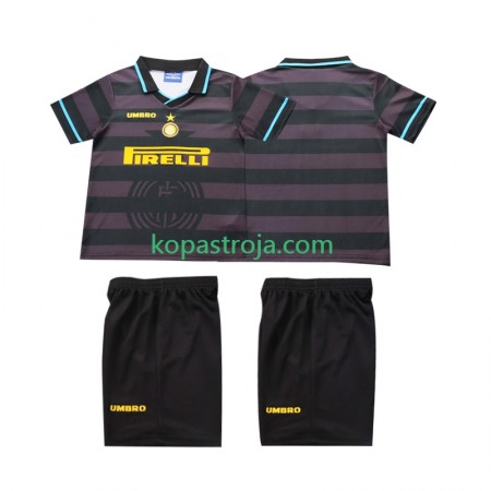 Billiga Fotbollströjor Inter Milan Retro Barn Tredje tröja 1997 1998 Kortärmad